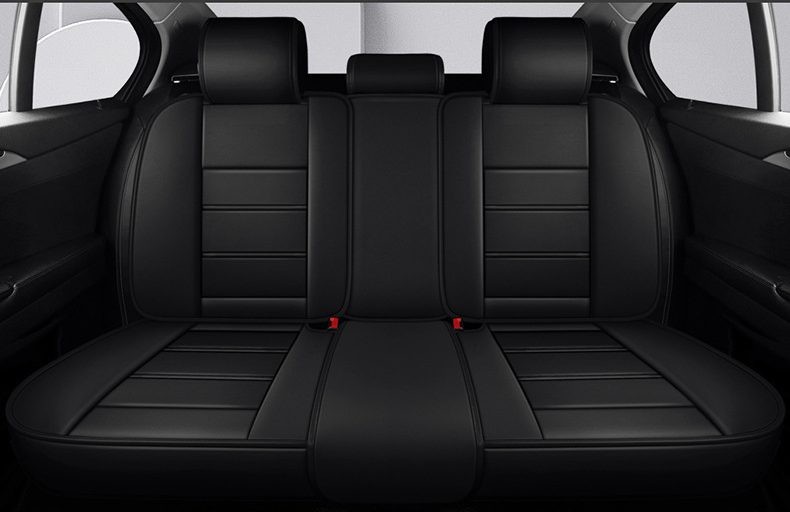 Car Seat Cover Faux Leather Cushion 5 Seater Full Set Front Rear Premium Quality