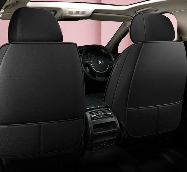 Car Seat Cover Faux Leather Cushion 5 Seater Full Set Front Rear Premium Quality