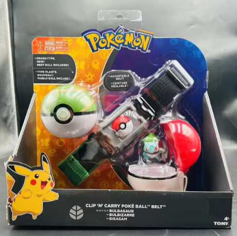 Tomy Pokemon Poké Ball Belt Toys for Kids Ages 4 and Up