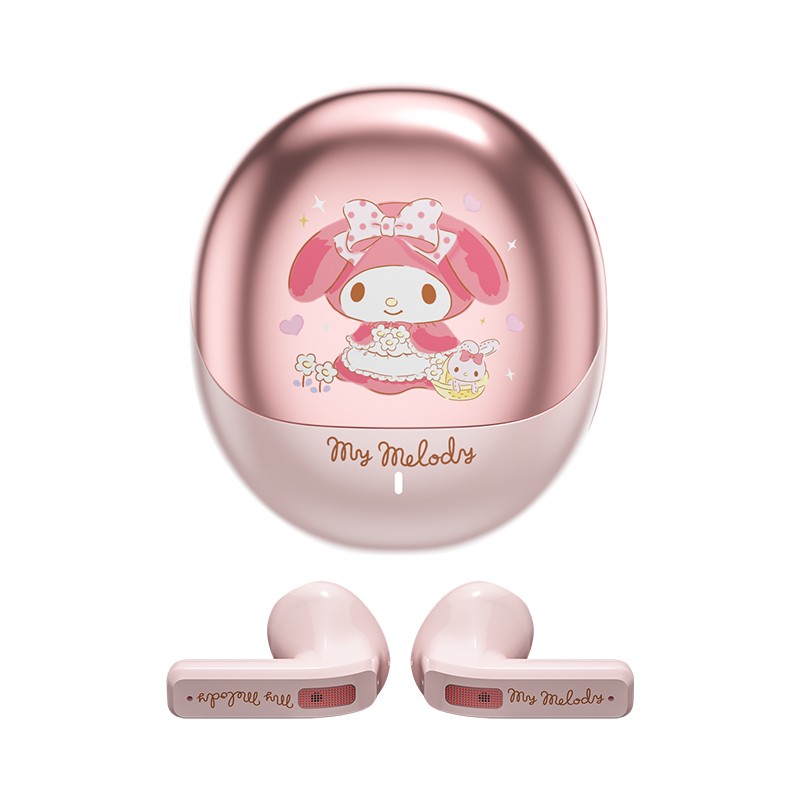 Miniso Sanrio BL02 Wireless Bluetooth 5.4 Earphones – Touch Control HD Call Earbuds with LED, Long Endurance Music Headphones, Cute Design