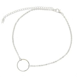 Alloy Ring Necklace Necklace