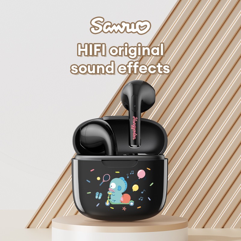 Miniso Sanrio BL22B Bluetooth 5.3 Wireless Earbuds – Cute My Melody Earphones with HIFI Stereo Sound, Hello Kitty & Kuromi