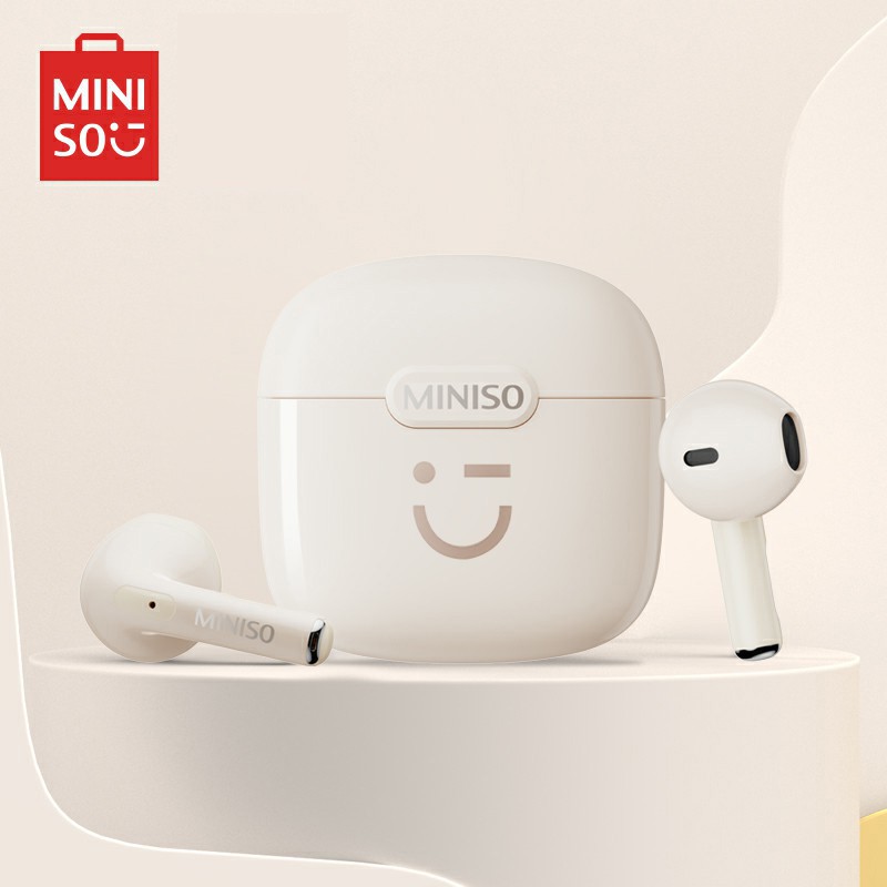 Original MINISO M06 Wireless Bluetooth V5.3 Headset – Stereo Gaming Sports Earphones, Noise Reduction Headphones with Mic