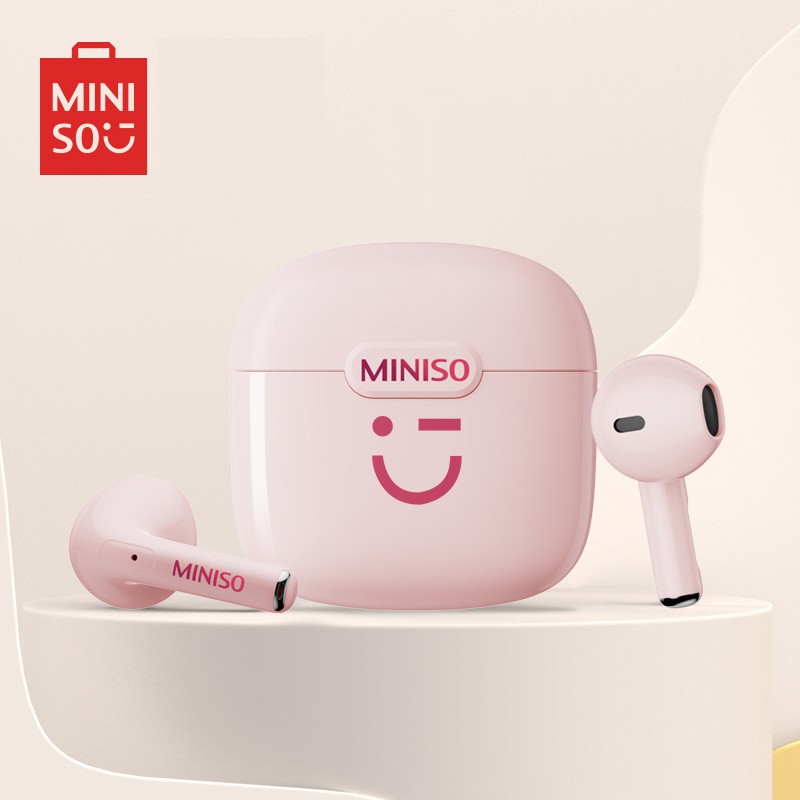 Original MINISO M06 Wireless Bluetooth V5.3 Headset – Stereo Gaming Sports Earphones, Noise Reduction Headphones with Mic
