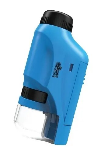 Microscope 60-120x Lab Handheld Microscope Battery Powered Microscope With LED Light Kids Science Microscope Pocket Microscope For Kids, Portable Handheld Mini Microscope Toy