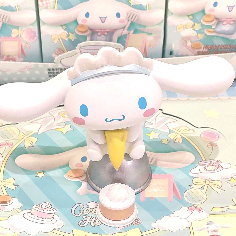 6 Boxes Cinnamoroll Cooking Blind Box – MINISO Sanrio Doll Model Decorative Ornaments for Children Toys, Birthday Gifts, Kawaii Trendy Animation