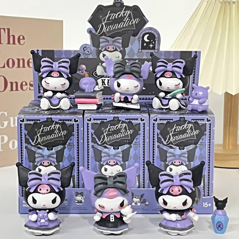 MINISO Mystery Box Kuromi Magic Series Doll Collection – Kawaii Halloween Birthday Gift, Desk Decoration, Blind Anime Figure