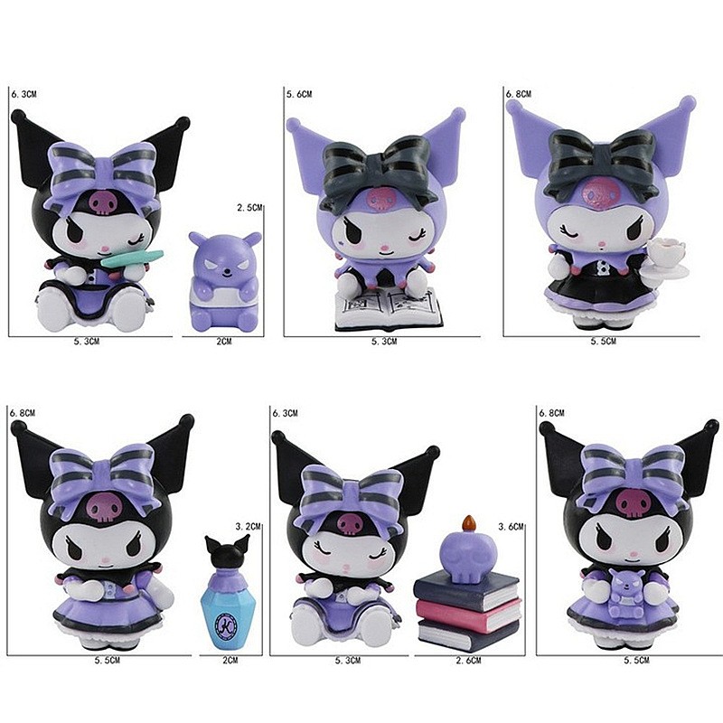 MINISO Mystery Box Kuromi Magic Series Doll Collection – Kawaii Halloween Birthday Gift, Desk Decoration, Blind Anime Figure