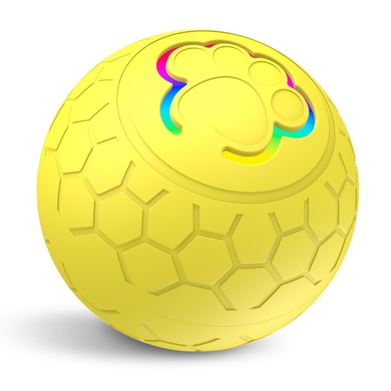 Smart Interactive Dog Ball Toy - Rechargeable Automatic Rolling Ball with Motion Activation and Remote Control