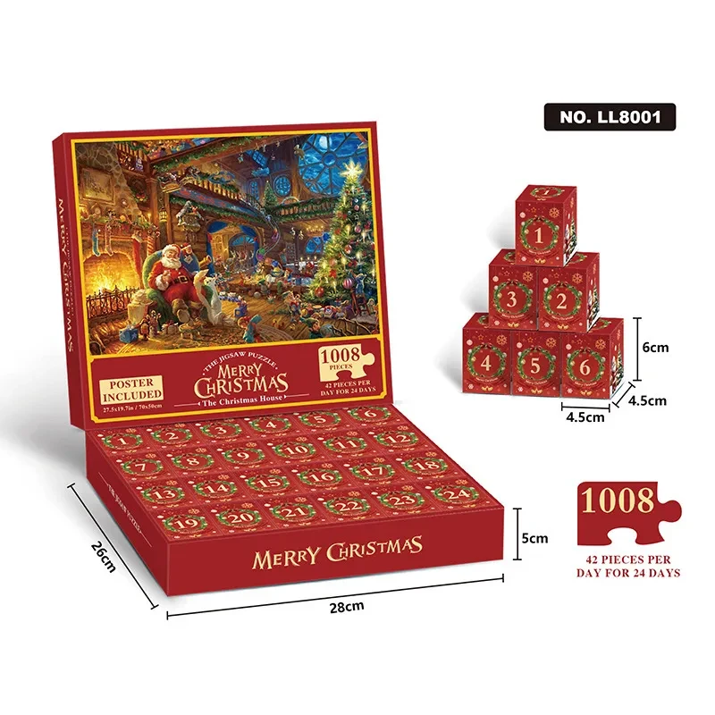 Christmas Puzzle Christmas Countdown Calendar