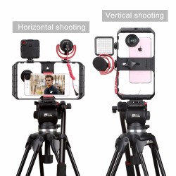 ULANZI U Rig Pro Smartphone Video Rig, Filmmaking Phone Video Stabilizer Grip