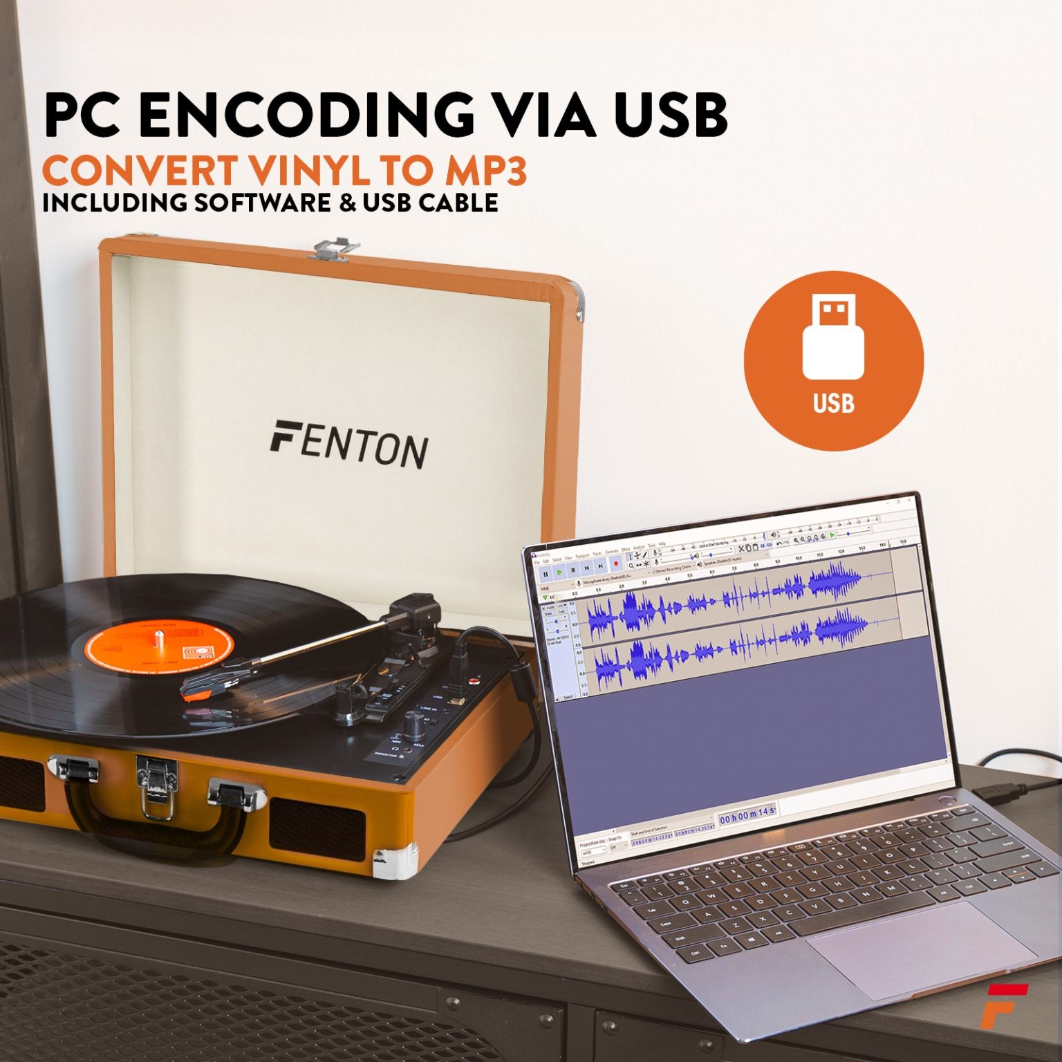Bluetooth Record Player