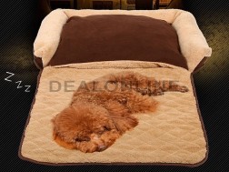 Suede & Soft Fleece Fabric Pet Bed - L - 75CM