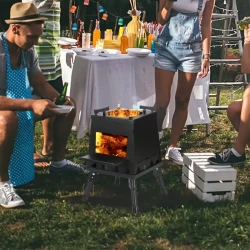 Portable Folding Firewood Stove