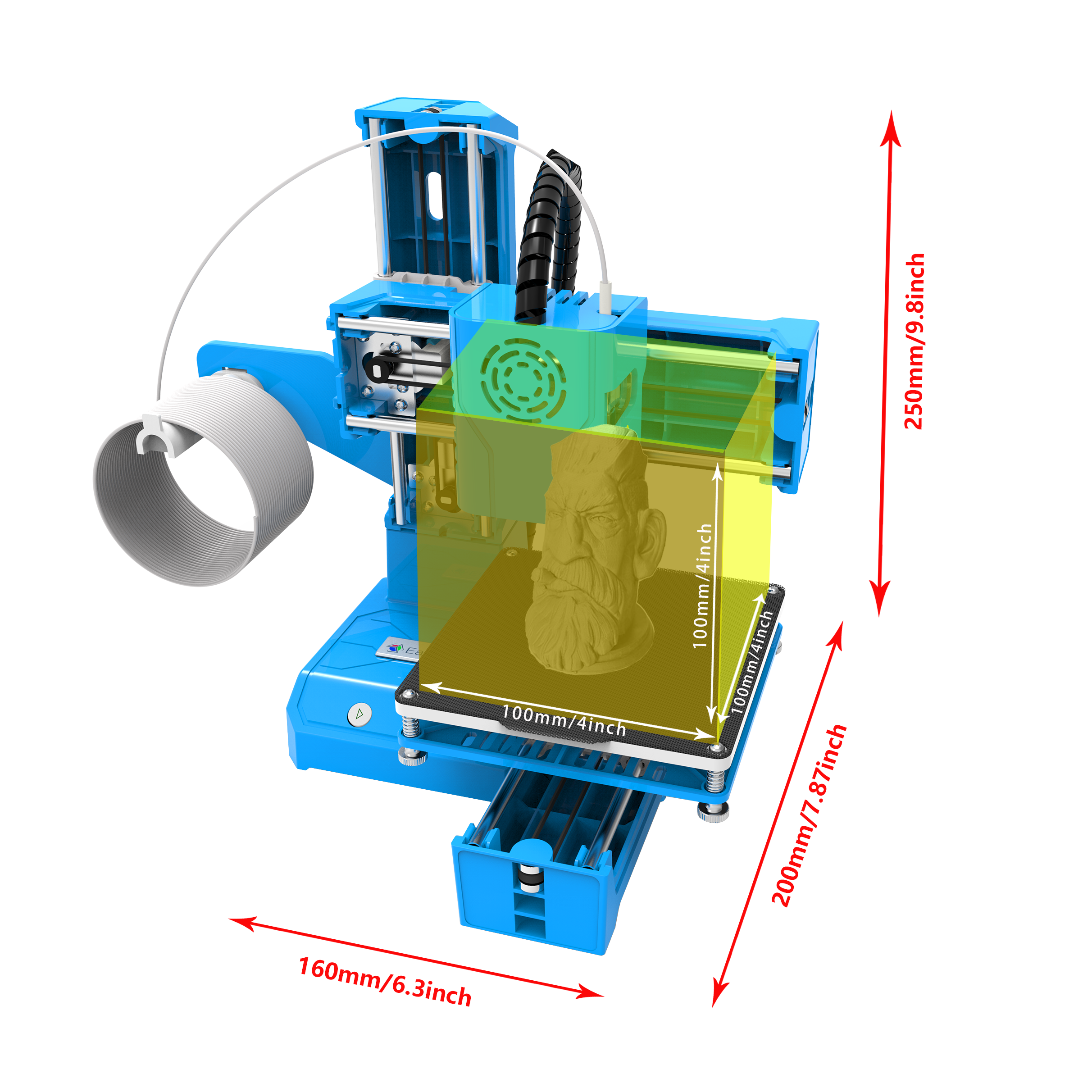 EasyThreed K9 Mini 3D Printer – Entry-Level, Easy-to-Use 3D Printing Solution