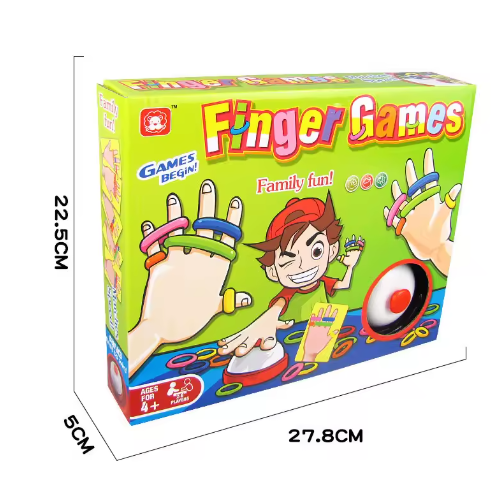 Puzzle Rubber Band Bracelet Finger Game Family Board Table Game Montessori Multiplayer Competitive Parent Child Interactive Toys