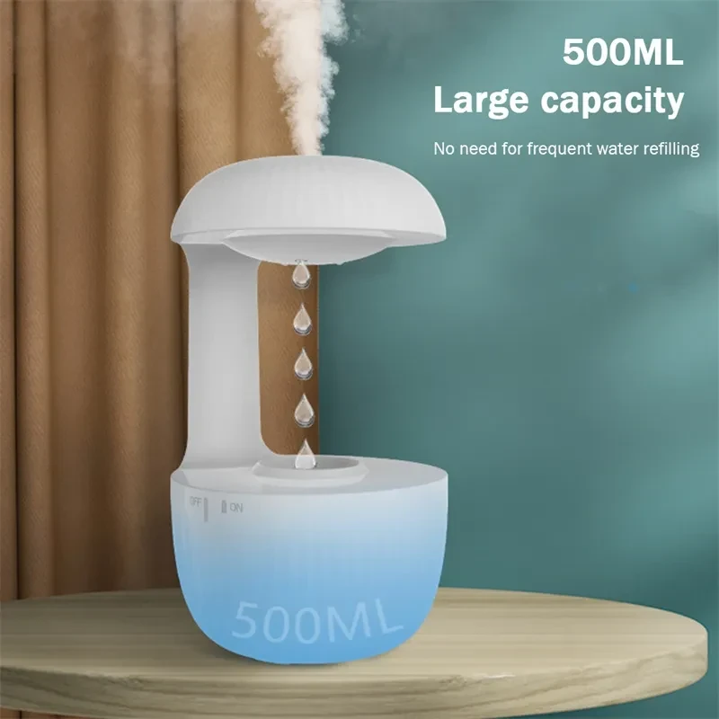 Air Humidifier with Anti-Gravity Water Droplets