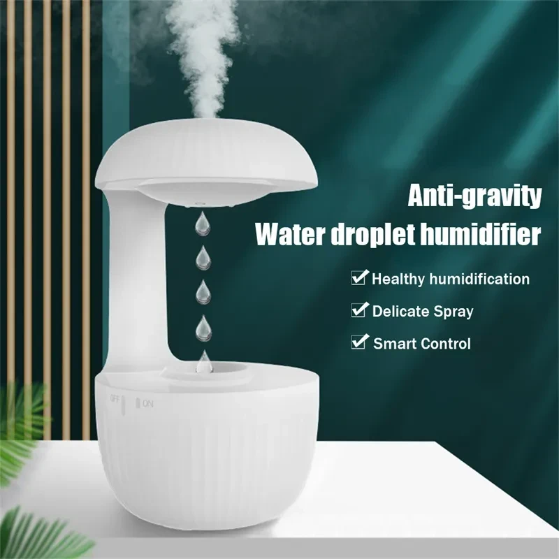 Air Humidifier with Anti-Gravity Water Droplets