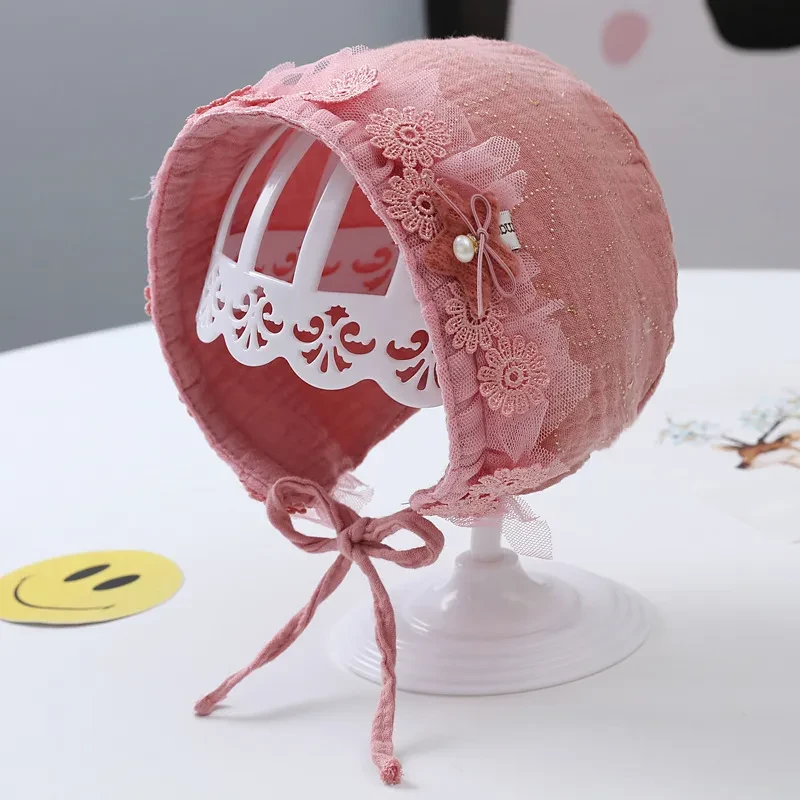 Spring And Autumn Thin Section Baby Girl Children's Clothing Hat