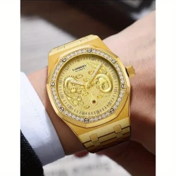 Timekey Luxury Stainless Steel Automatic Mechanical Watch