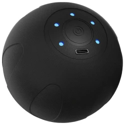 1pc Deep Tissue Massage Ball - Rechargeable High-Frequency Vibrating Muscle Relief for Whole Body, USB Charging, Portable Textured Grip for Back, Neck, Shoulders, and Feet, 1500mAh Lithium Polymer Battery