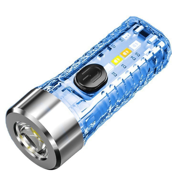 Rechargeable Mini Powerful Keychain Flashlight