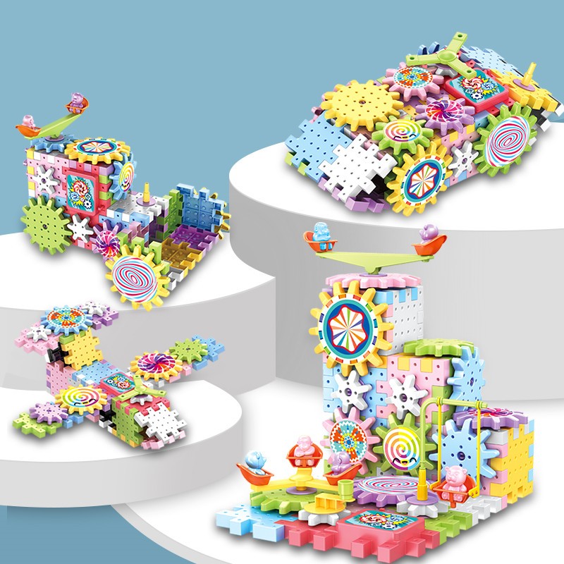 Educational STEM Electric Gears Blocks Toy