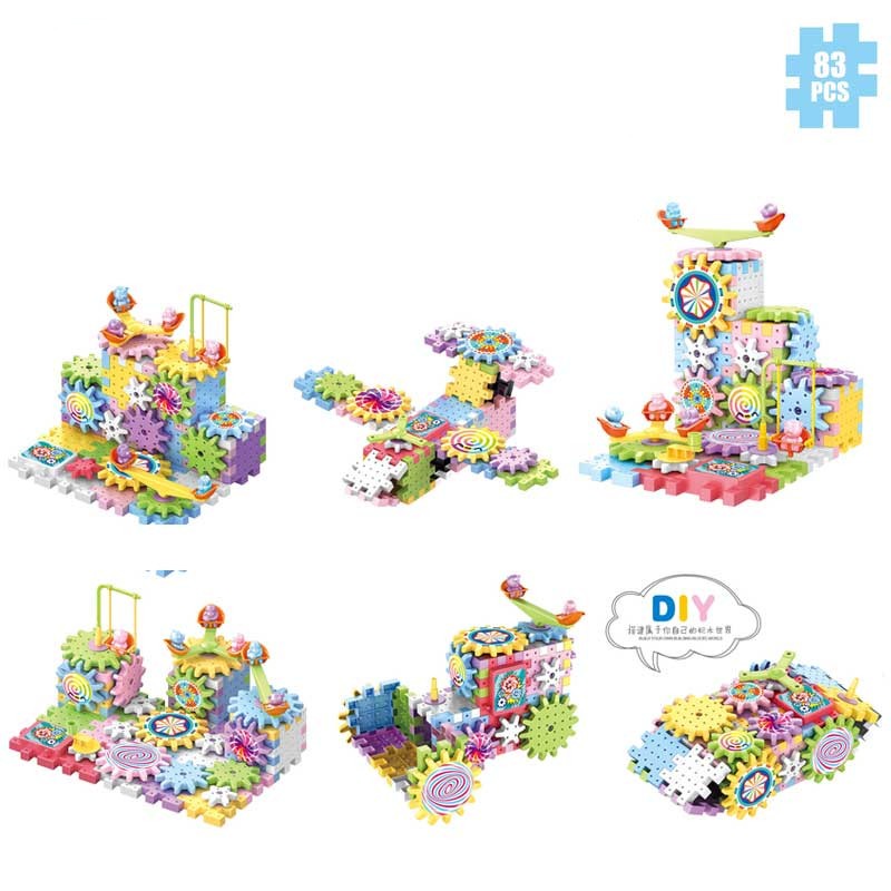 Educational STEM Electric Gears Blocks Toy