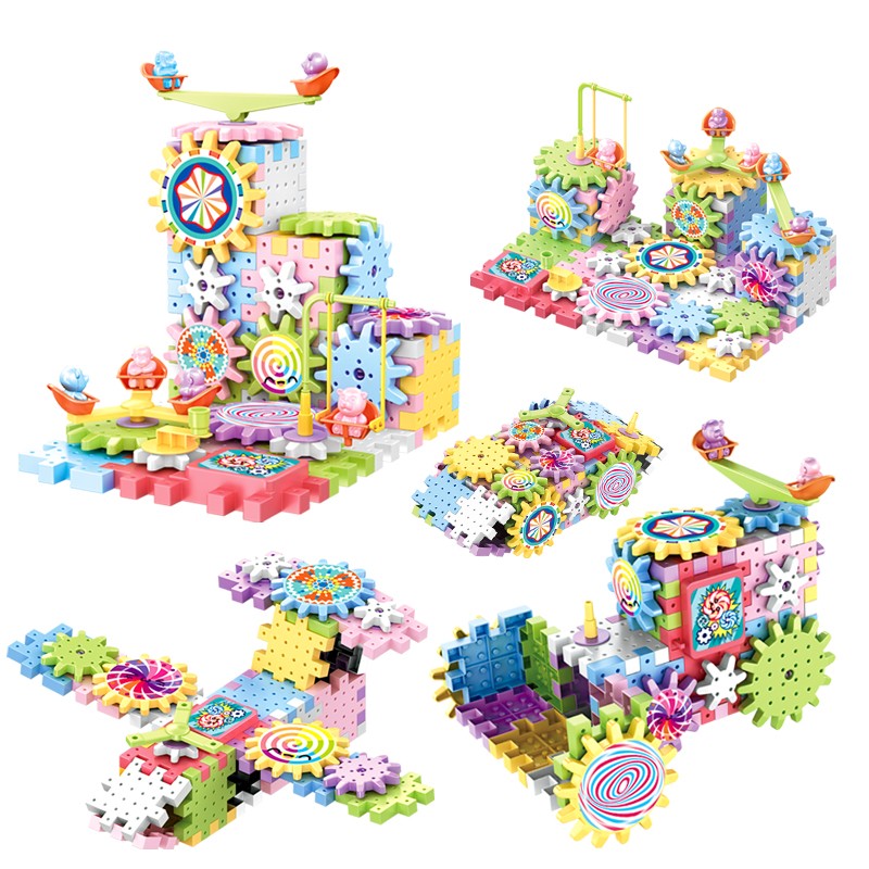 Educational STEM Electric Gears Blocks Toy