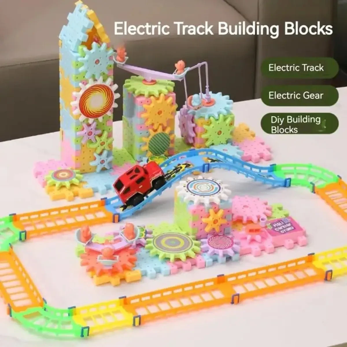 Educational STEM Electric Gears Blocks Toy