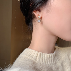Temperament Net Red Simple Earrings