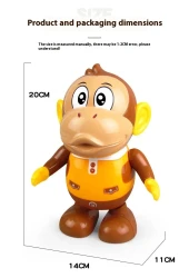 Electric Music Light Dancing Monkey Toy