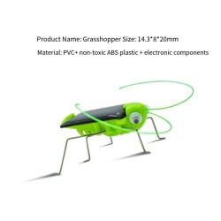Solar Grasshopper Toy Puzzle – Eco-Friendly Solar-Powered Insect Toy for Kids