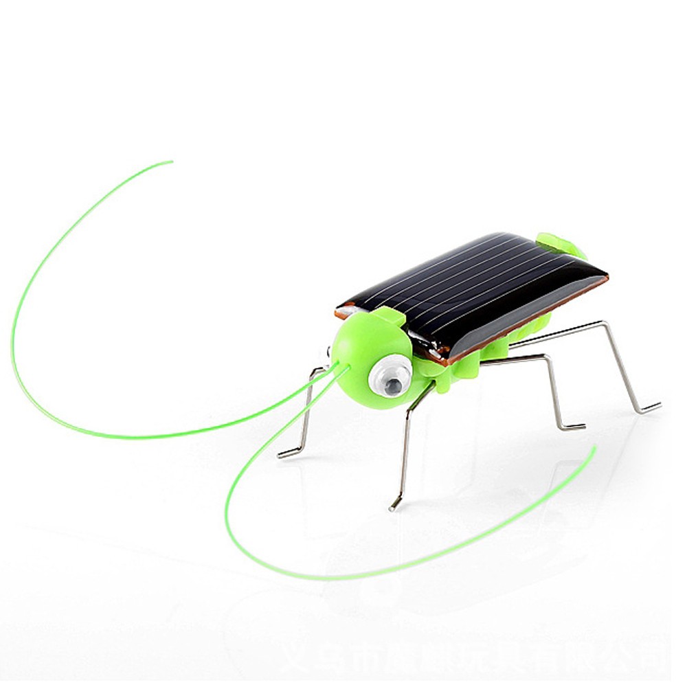 Solar Grasshopper Toy Puzzle – Eco-Friendly Solar-Powered Insect Toy for Kids