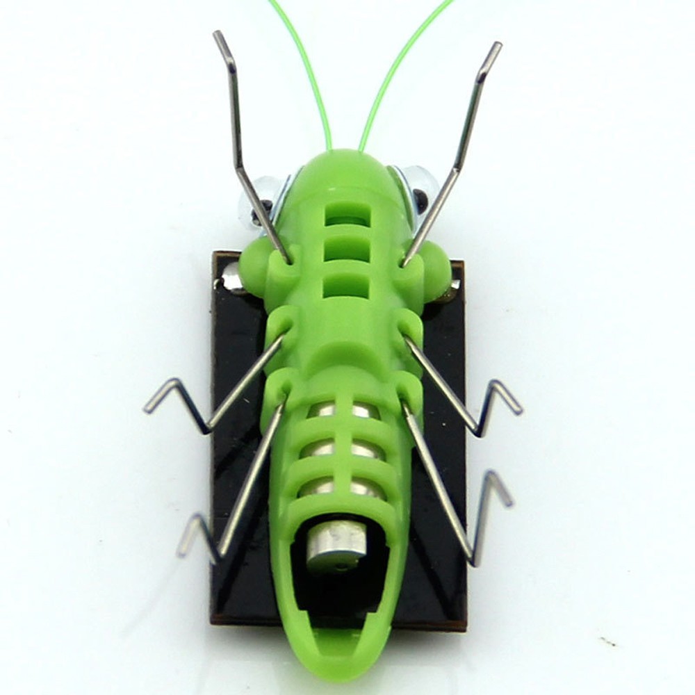 Solar Grasshopper Toy Puzzle – Eco-Friendly Solar-Powered Insect Toy for Kids
