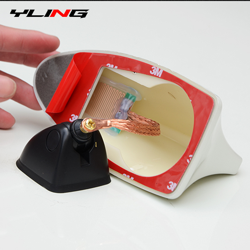 Car Shark Fin Antenna Cover Base – Stylish Radio Signal Aerial Replacement for Car Roof