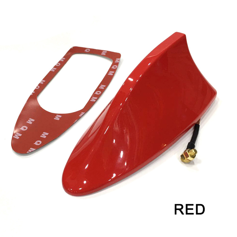 Car Shark Fin Antenna Cover Base – Stylish Radio Signal Aerial Replacement for Car Roof