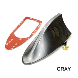Car Shark Fin Antenna Cover Base – Stylish Radio Signal Aerial Replacement for Car Roof