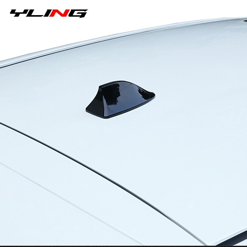 Car Shark Fin Antenna Cover Base – Stylish Radio Signal Aerial Replacement for Car Roof