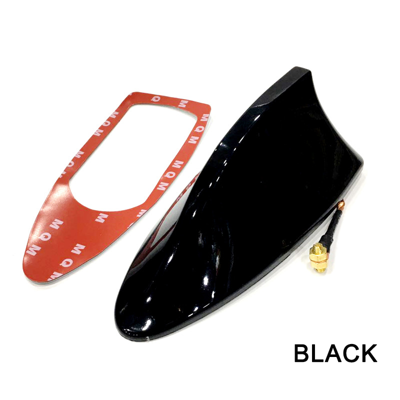 Car Shark Fin Antenna Cover Base – Stylish Radio Signal Aerial Replacement for Car Roof