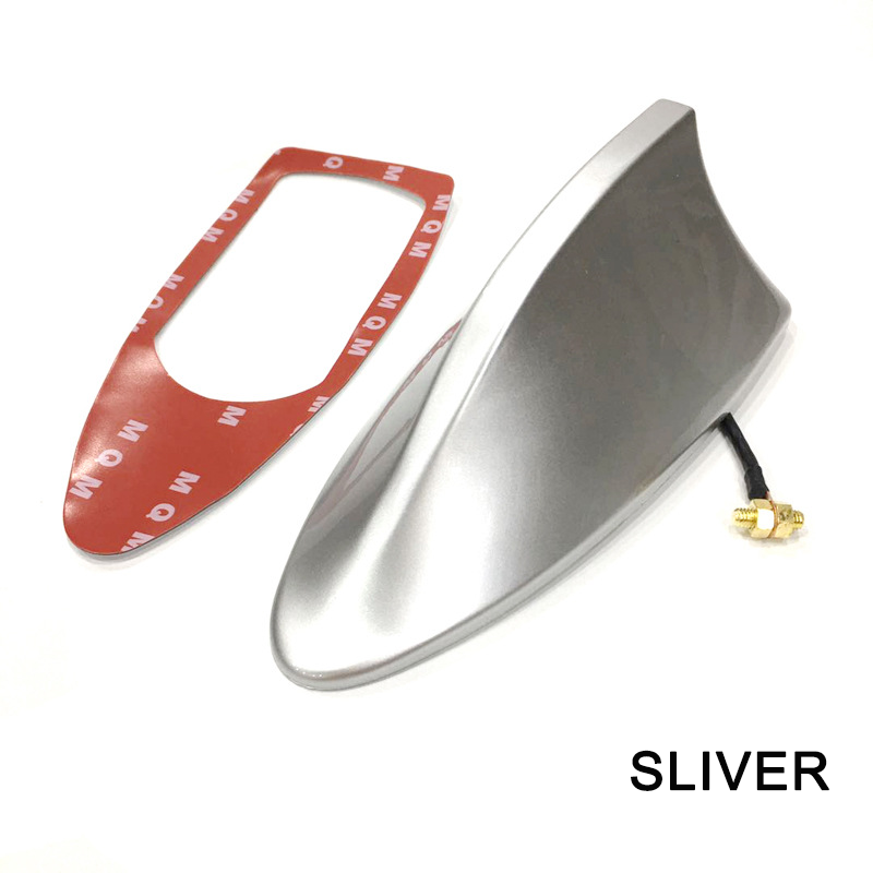 Car Shark Fin Antenna Cover Base – Stylish Radio Signal Aerial Replacement for Car Roof