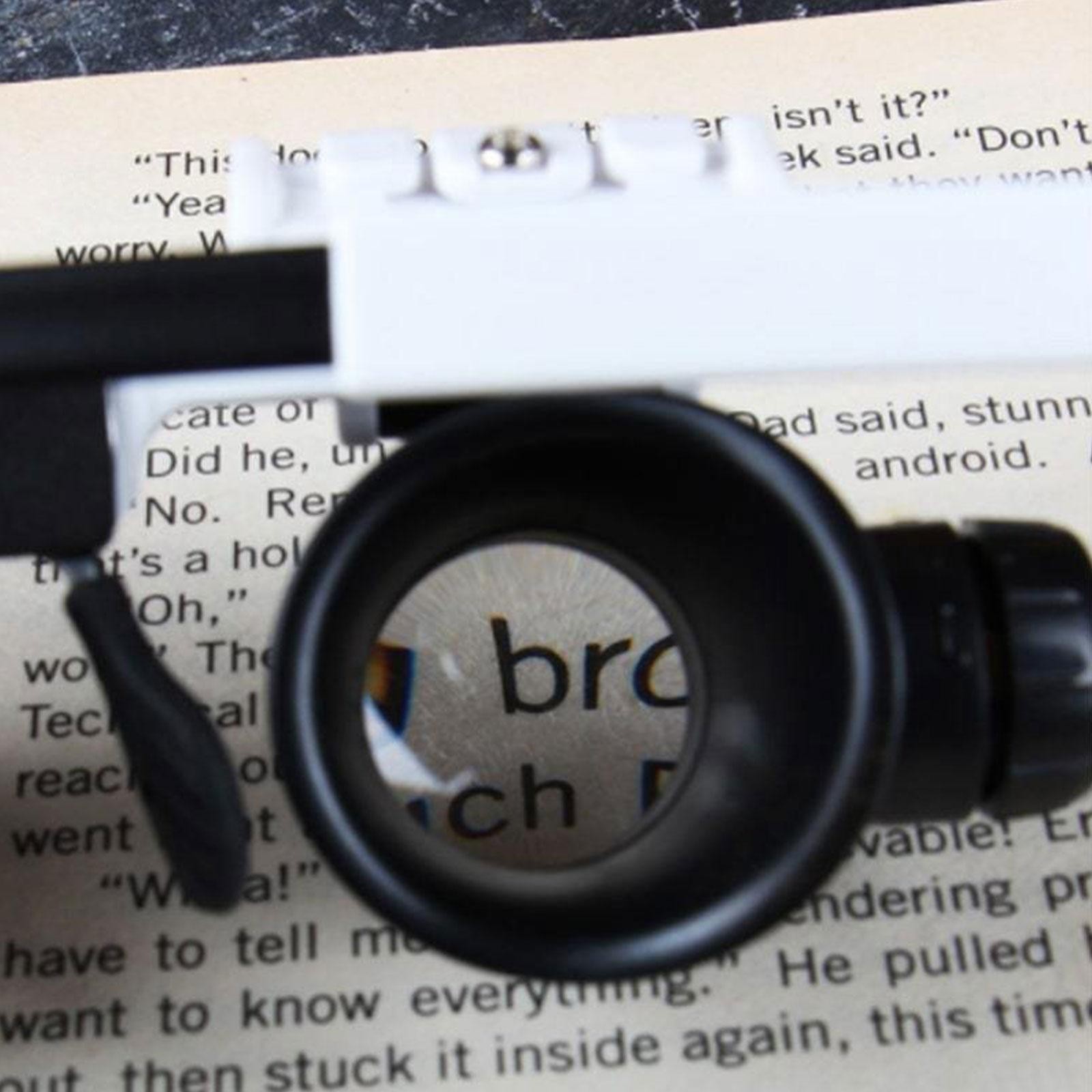 2X LED Watch Jeweler Repair Magnifier