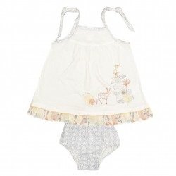 Two Piece Bambi Dress & Nappy Cover | 6m - 3y