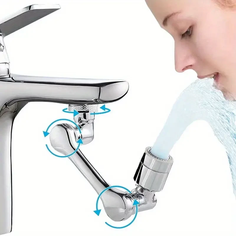 1440° Swivel Faucet Spray Head - Copper Alloy