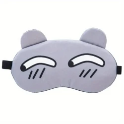 Cooling Cartoon Eye Sleep Mask with Gel Pad - No Battery Needed