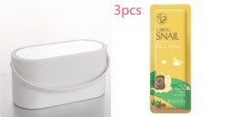 Storage Box LED Makeup Mirror Portable Portable Travel Makeup Organizer Carrying Box With Mirror LED