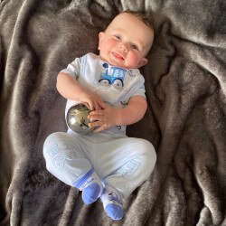 Baby 5 Piece Clothing Sets - Blue Train