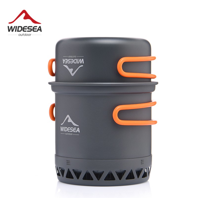 Widesea Camping Cookware Set – Portable 1.3L/2.3L Outdoor Cooking Kit with Pot