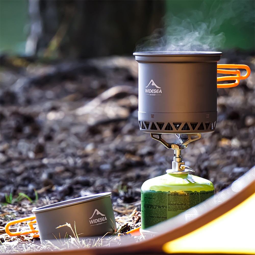 Widesea Camping Cookware Set – Portable 1.3L/2.3L Outdoor Cooking Kit with Pot