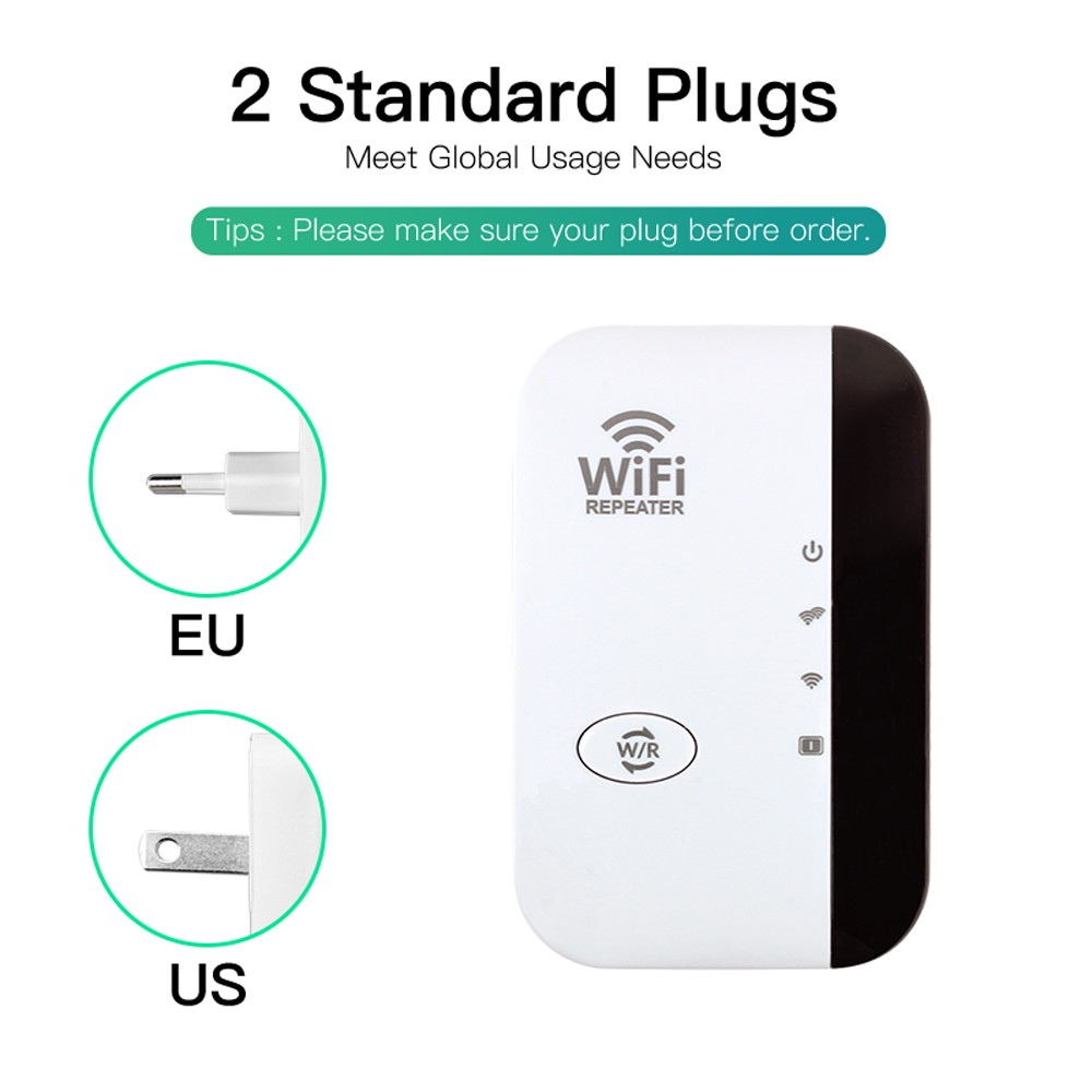 FENVI 300Mbps Wireless WiFi Repeater – 802.11N Signal Extender and Amplifier